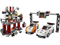 Конструктор LEGO (ЛЕГО) Speed Champions 75912 Финишная линия гонки Порше 911 GT Porsche 911 GT Finish Line