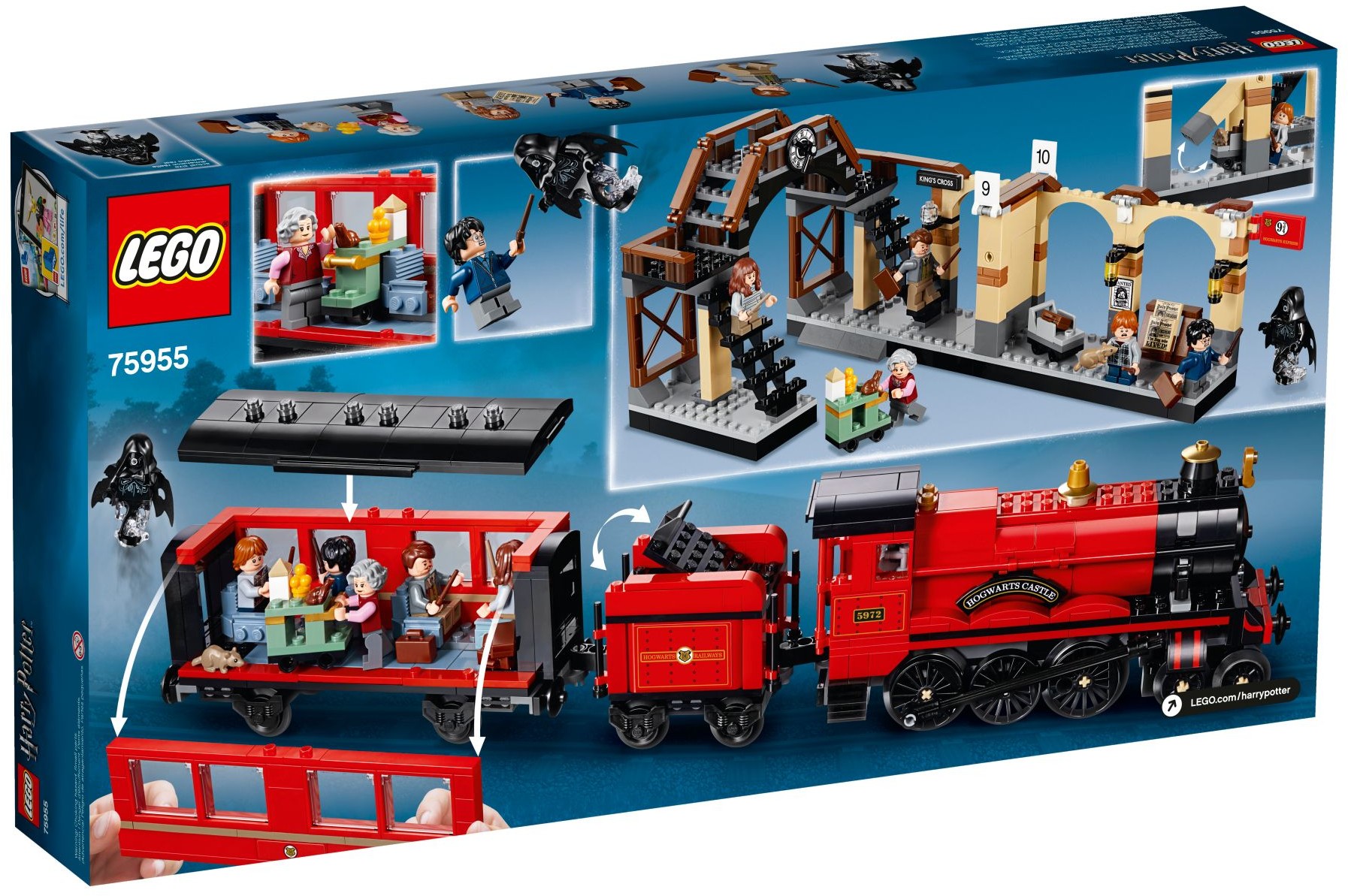 lego harry potter hogwarts express 75955 toy train building set