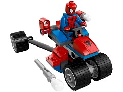 Конструктор LEGO (ЛЕГО) Marvel Super Heroes 76014 Трёхколёсный мотоцикл Человека-паука против Электро Spider-Trike vs. Electro