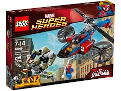 Конструктор LEGO (ЛЕГО) Marvel Super Heroes 76016 Спасательная операция на вертолёте Человека-паука Spider-Helicopter Rescue