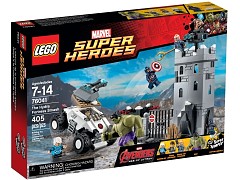 Конструктор LEGO (ЛЕГО) Marvel Super Heroes 76041 Падение крепости ГИДРЫ The Hydra Fortress Smash