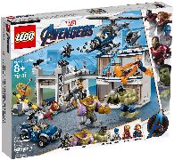 Конструктор LEGO (ЛЕГО) Marvel Super Heroes 76131 Битва на базе Мстителей Avengers Compound Battle