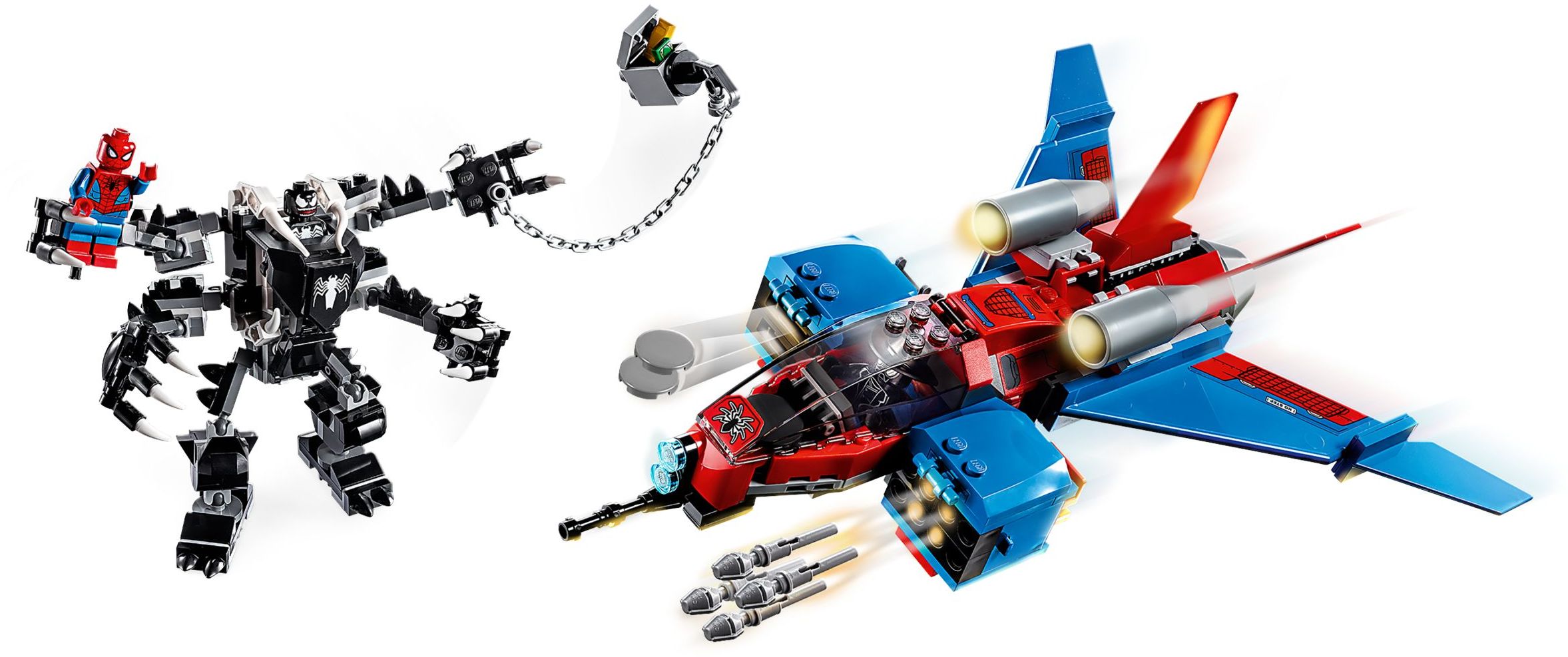 Spiderjet vs. Venom Mech