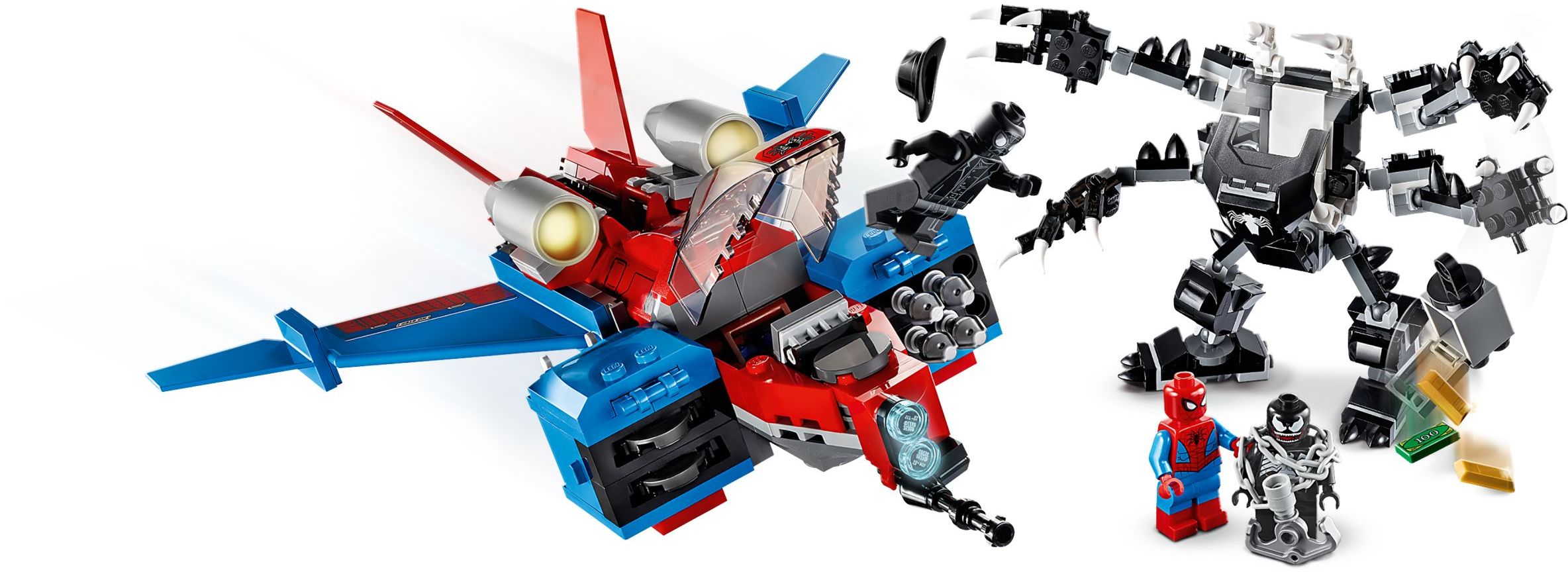 Spiderjet vs. Venom Mech