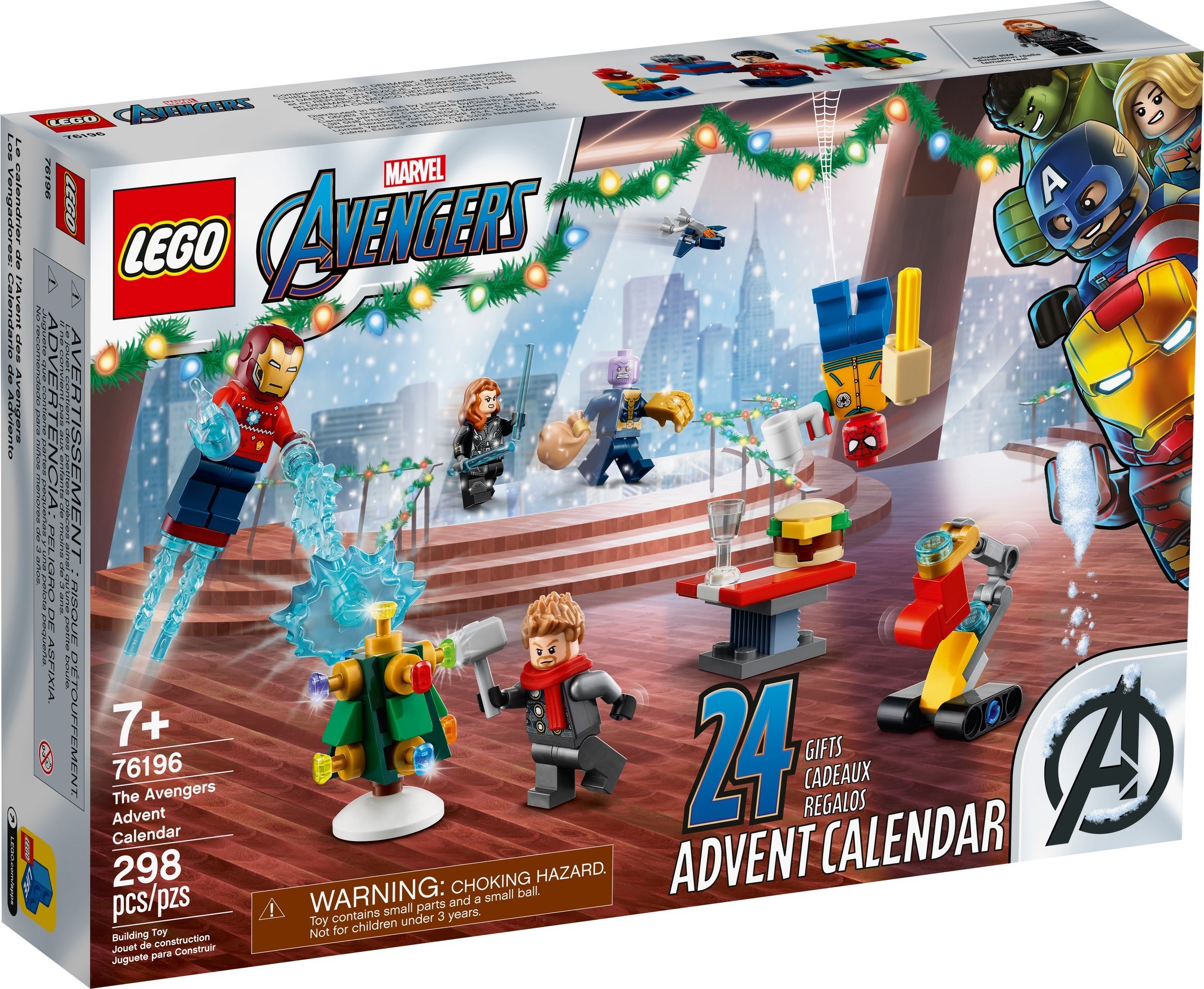 LEGO Marvel The Avengers Advent Calendar 2021 set 76196