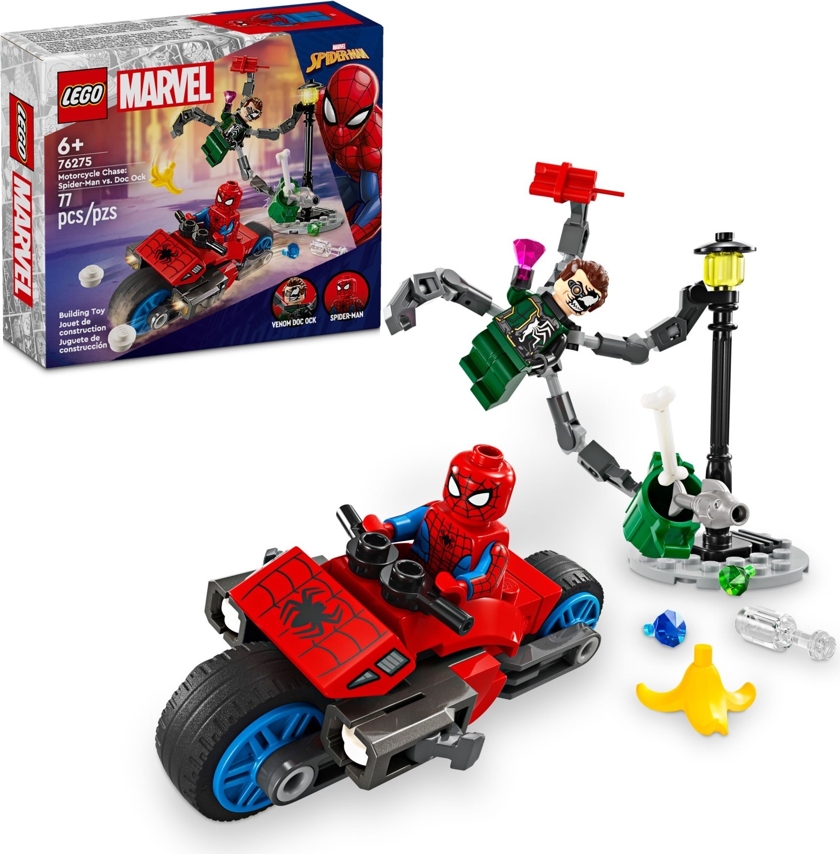 Motorcycle Chase: Spider-Man vs. Doc Ock
