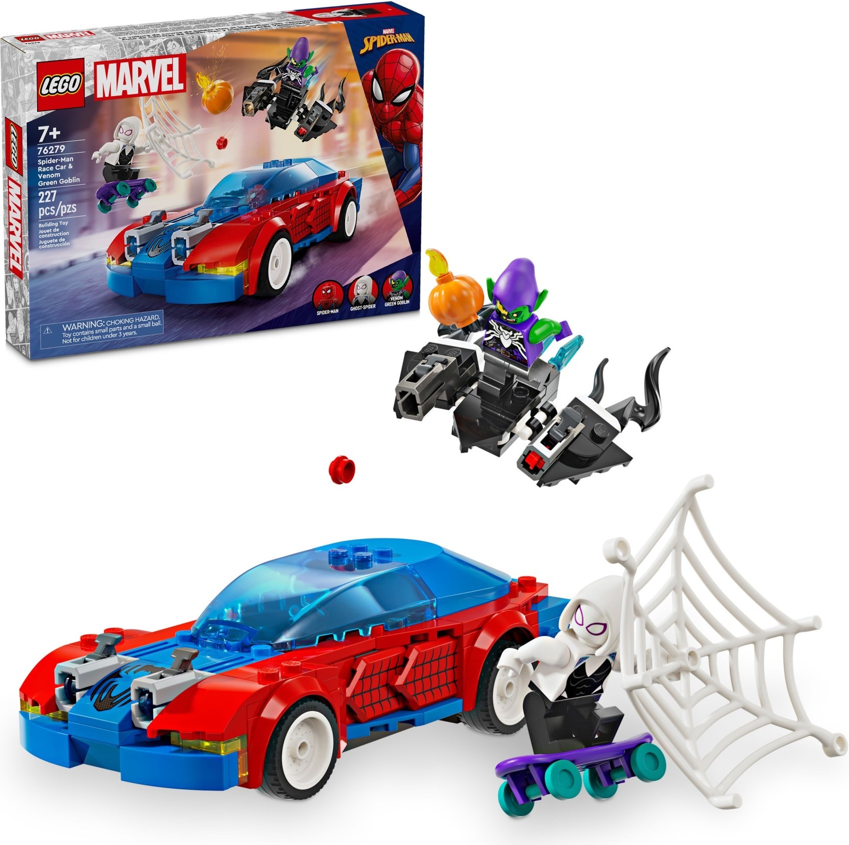 LEGO Spider-Man Race Car & Venom Green Goblin set 76279