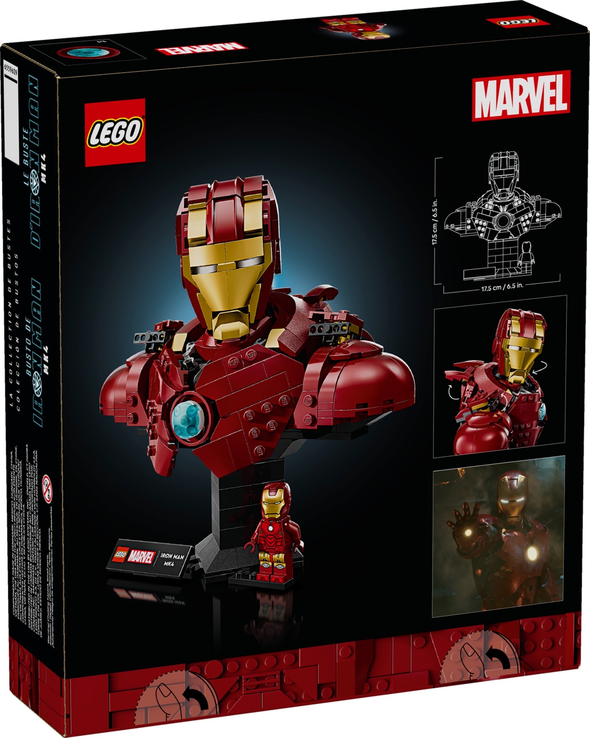 LEGO Iron Man MK4 Bust set 76327