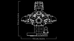 Iron Man MK4 buste LEGO-set afbeelding 6