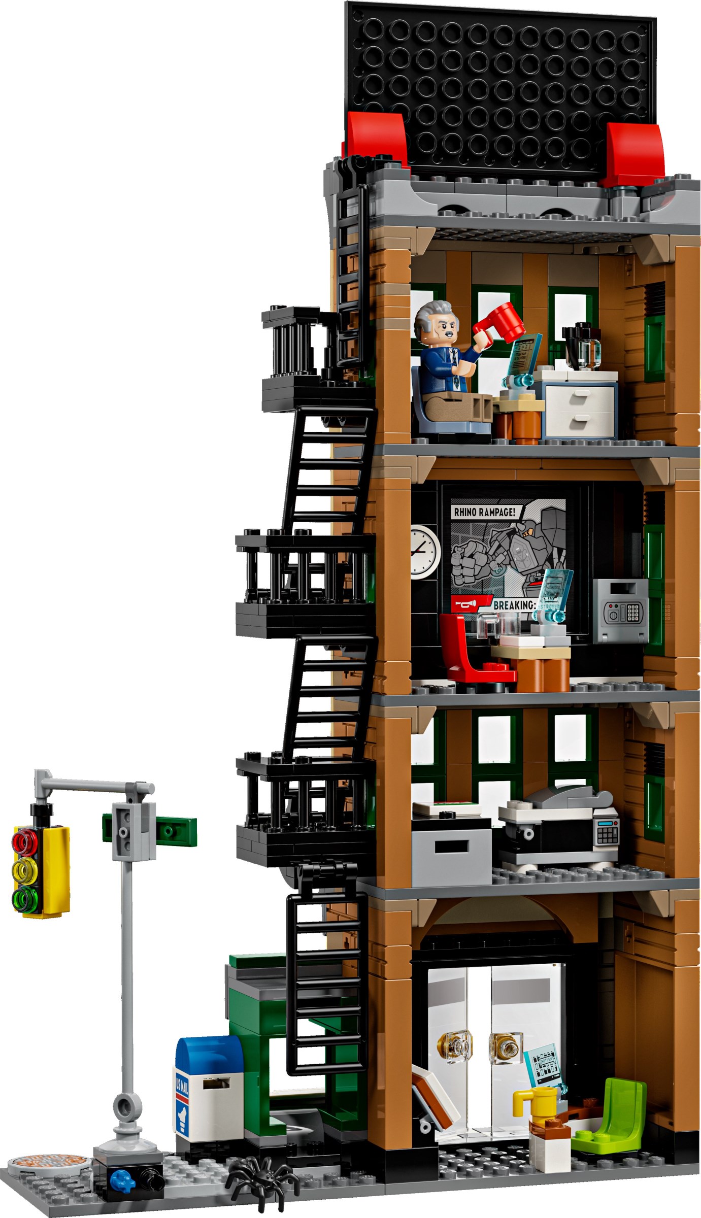 Spider-Man vs. Mysterio: de Daily Bugle LEGO-set afbeelding 2