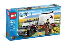 Конструктор LEGO (ЛЕГО) City 7635  4WD with Horse Trailer