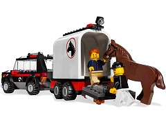 Конструктор LEGO (ЛЕГО) City 7635  4WD with Horse Trailer