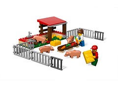 Конструктор LEGO (ЛЕГО) City 7684  Pig Farm & Tractor