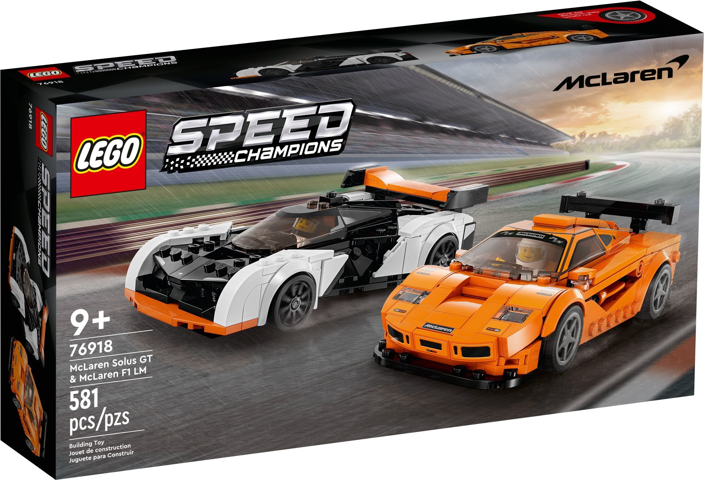 LEGO McLaren Solus GT & McLaren F1 LM set 76918