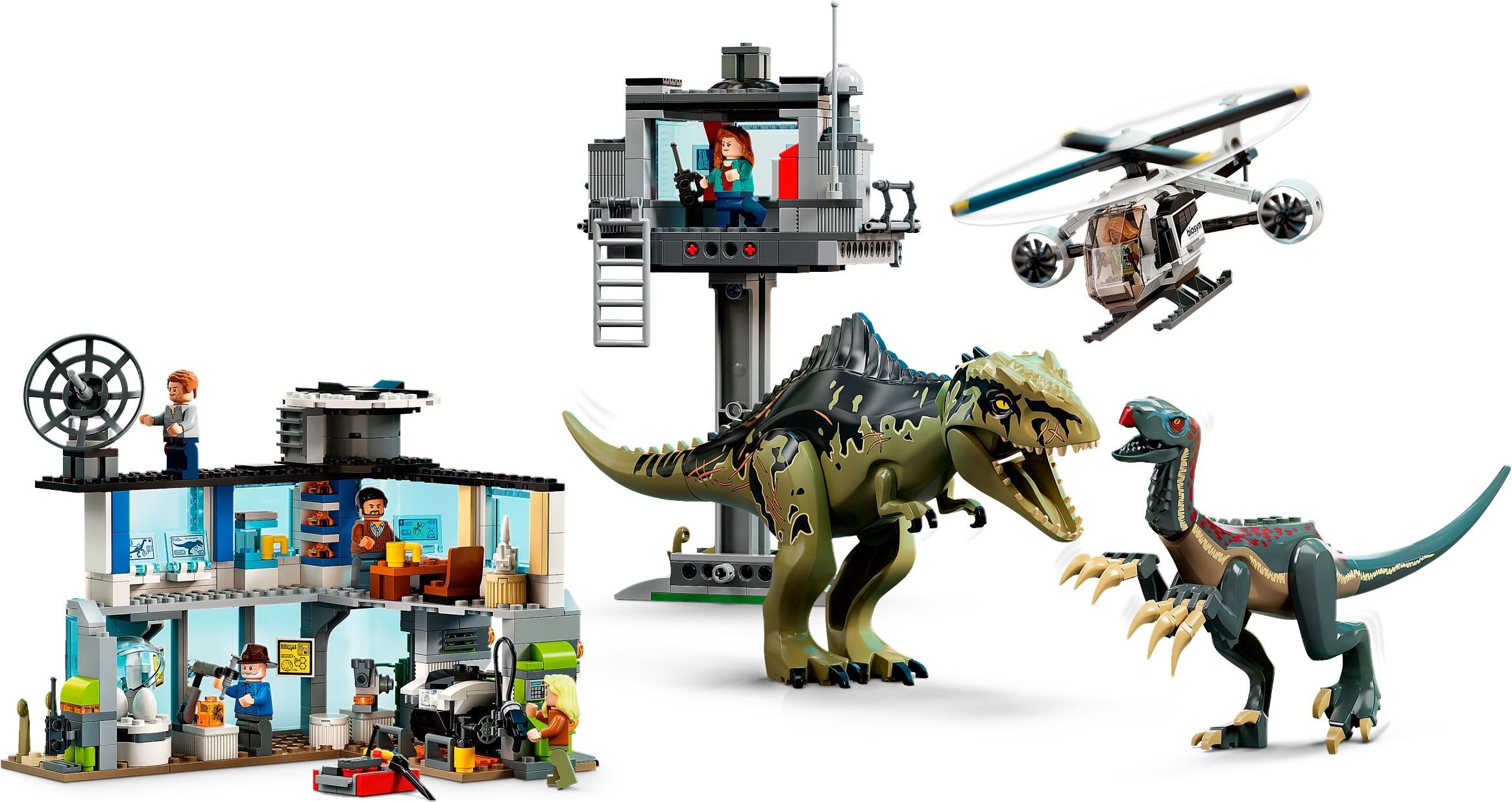 Giganotosaurus & Therizinosaurus Attack
