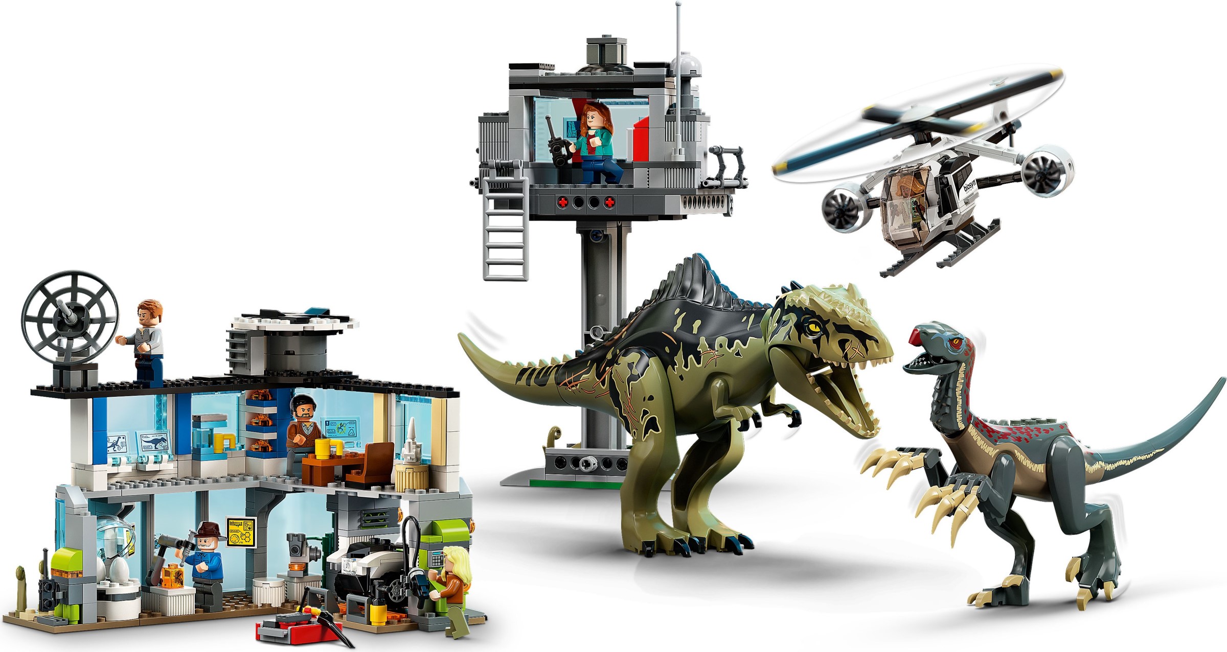 Giganotosaurus & Therizinosaurus Attack
