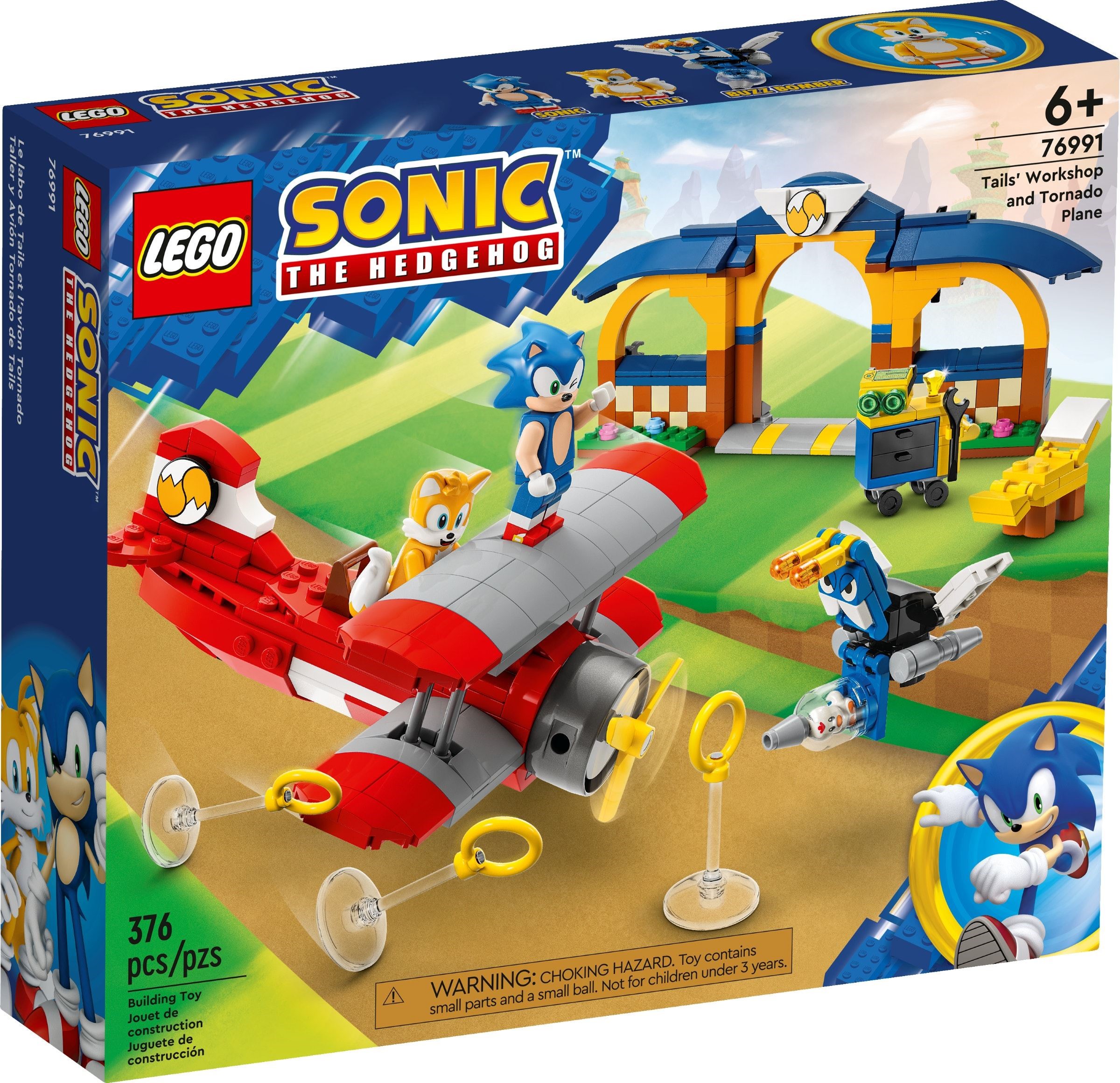 Tails' Workshop and Tornado Plane