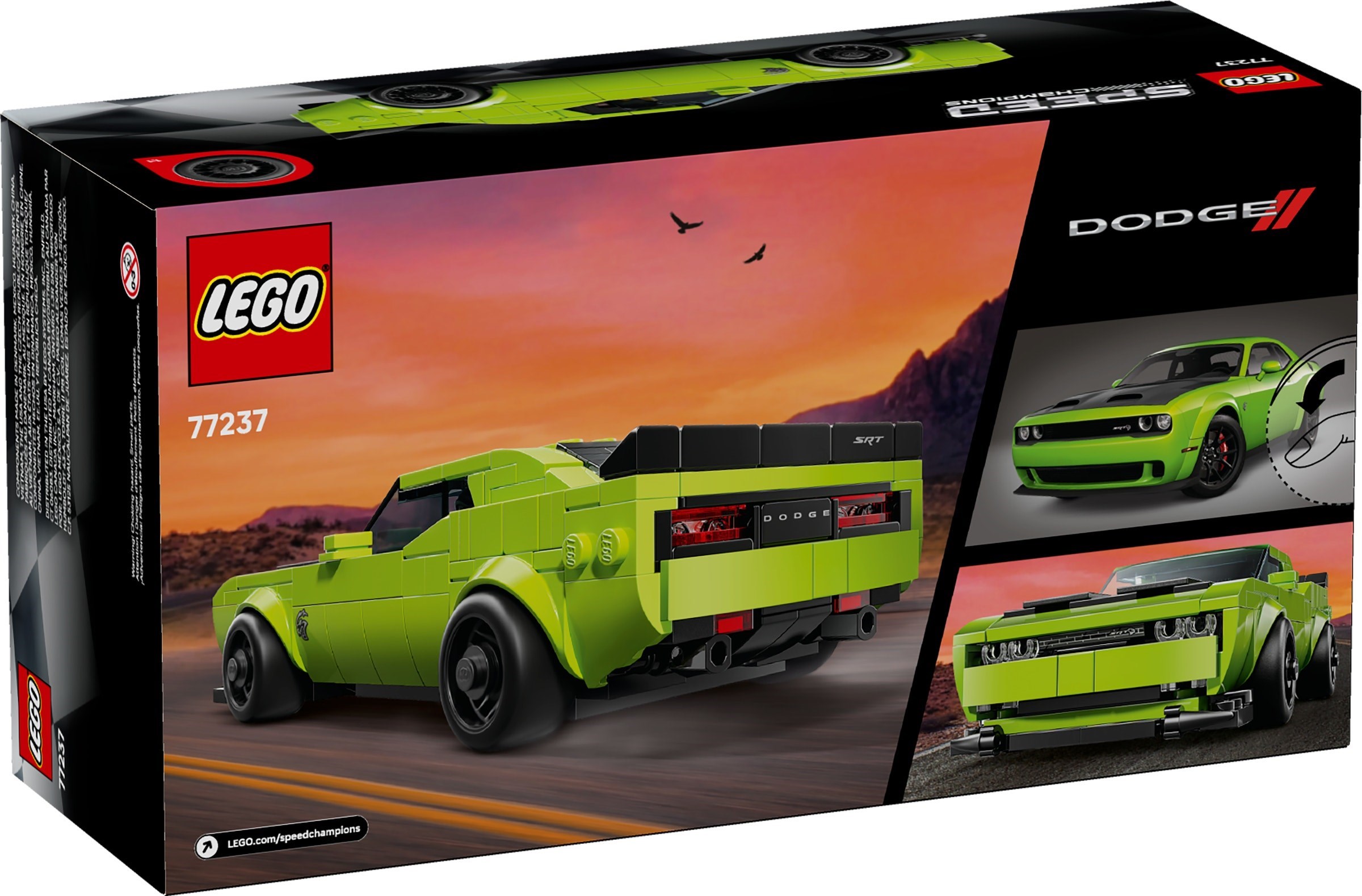 Dodge Challenger SRT Hellcat sportauto LEGO-set afbeelding 2