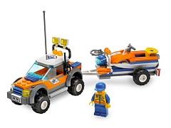 Конструктор LEGO (ЛЕГО) City 7737  Coast Guard 4WD & Jet Scooter