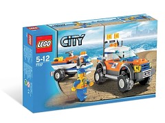 Конструктор LEGO (ЛЕГО) City 7737  Coast Guard 4WD & Jet Scooter