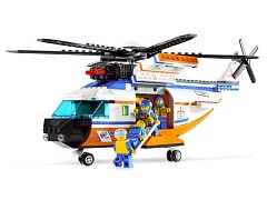 Конструктор LEGO (ЛЕГО) City 7738  Coast Guard Helicopter & Life Raft