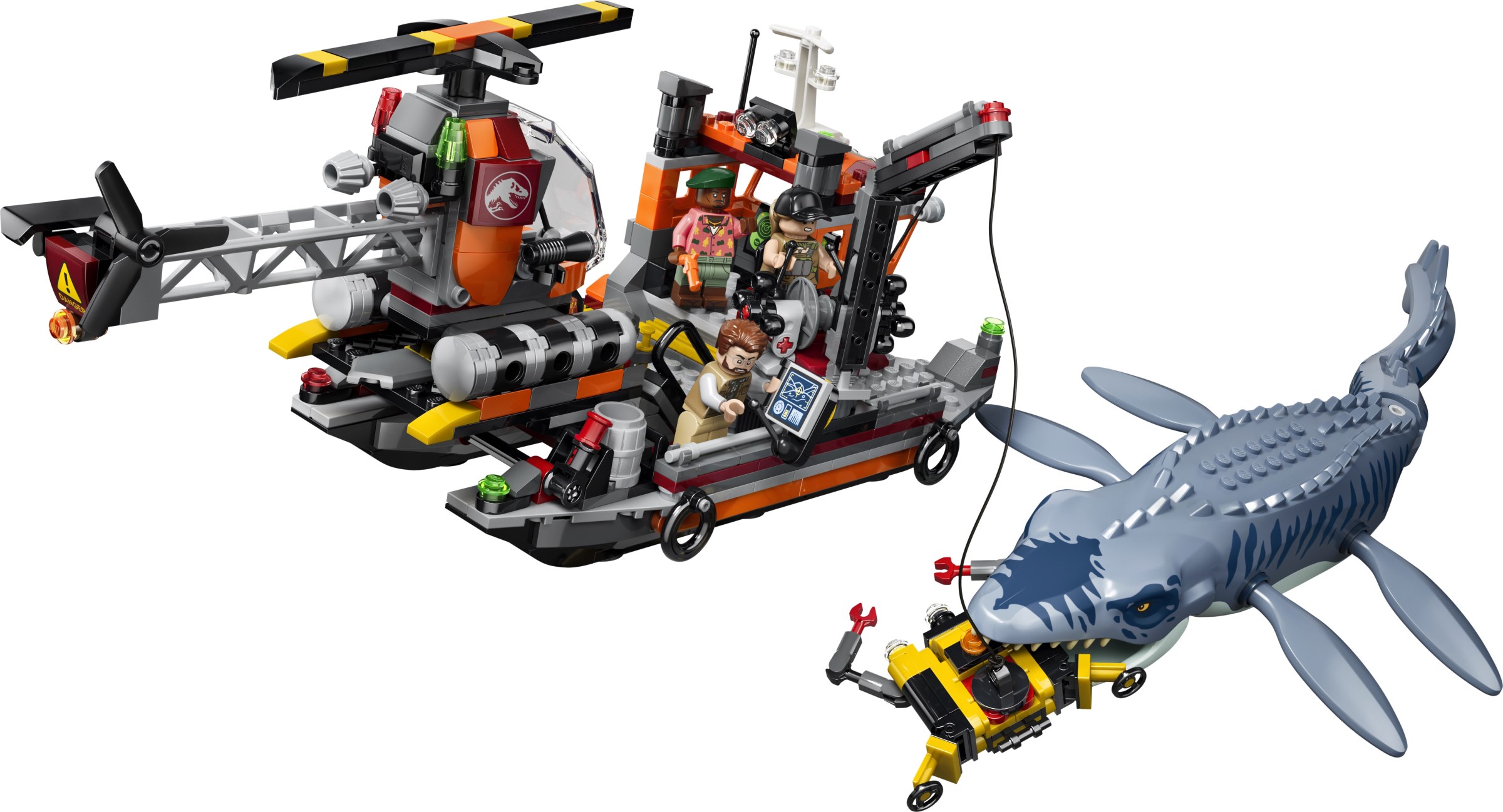 Mosasaurus bootaanval LEGO-set afbeelding 2
