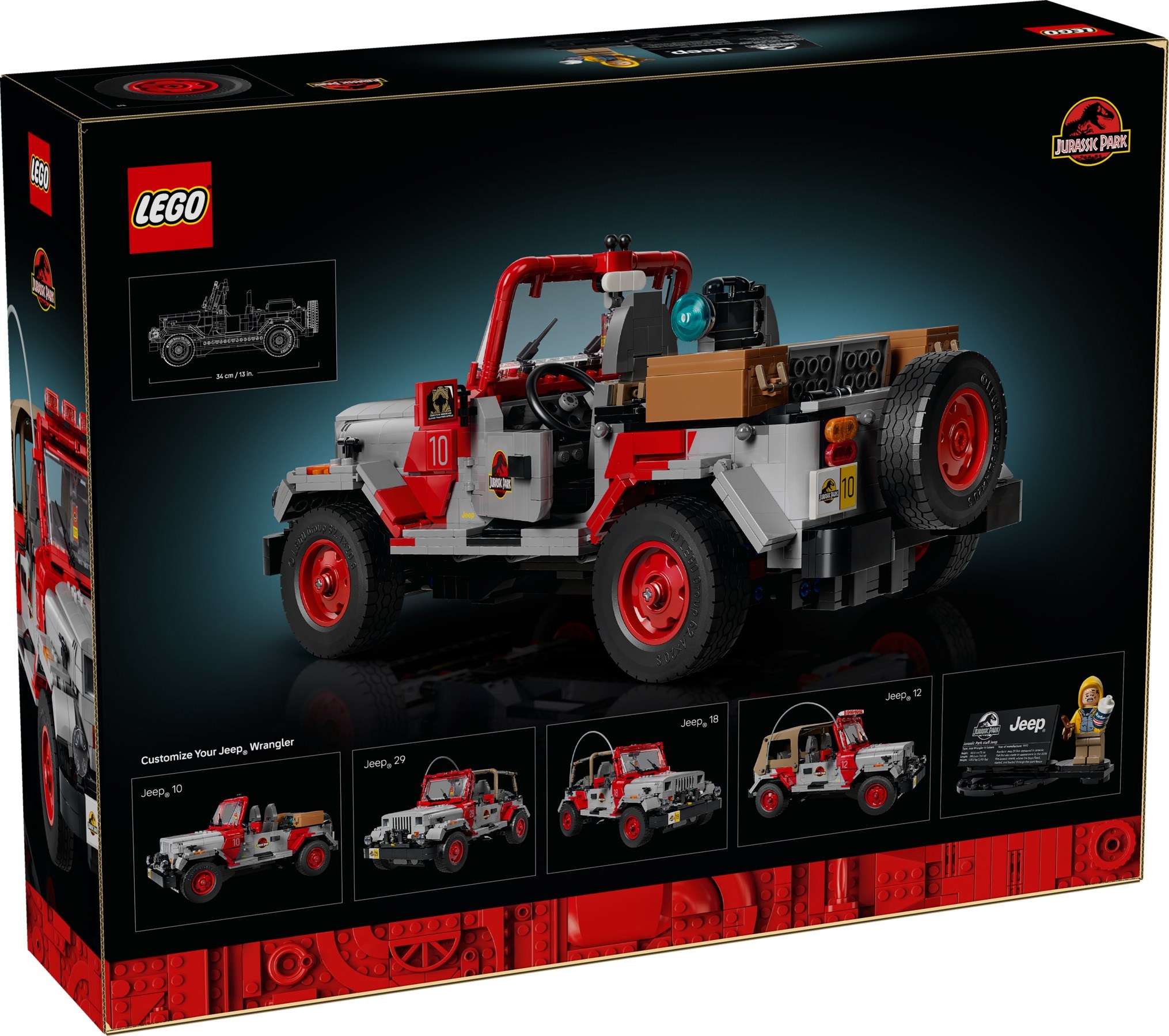 Jurassic Park Jeep Wrangler LEGO-set afbeelding 2