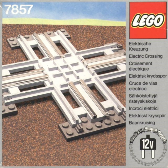 LEGO Crossing, Electric Rails Gray 12v set 7857