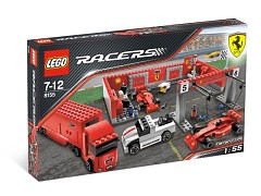 Конструктор LEGO (ЛЕГО) Racers 8155  Ferrari F1 Pit