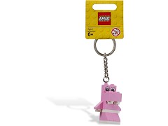 Конструктор LEGO (ЛЕГО) Gear 850416  Pink Hippo Key Chain