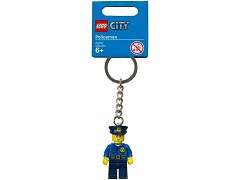 Конструктор LEGO (ЛЕГО) Gear 850933  City Policeman Key Chain