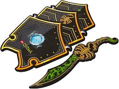 Конструктор LEGO (ЛЕГО) Gear 851015  Legends of Chima Scorpion Sword Shield