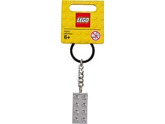Конструктор LEGO (ЛЕГО) Gear 851406  Metalized 2x4 Key Chain
