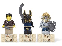 Конструктор LEGO (ЛЕГО) Gear 853168  Magnet Set: Amset-Ra, Jack Raines and Anubis Guard