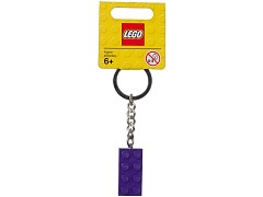 Конструктор LEGO (ЛЕГО) Gear 853379  Purple Brick Key Chain