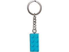 Конструктор LEGO (ЛЕГО) Gear 853380  Turquoise Brick Key Chain