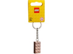 Конструктор LEGO (ЛЕГО) Gear 853793  2x4 Rose Gold Keyring
