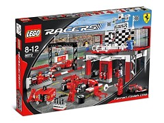 Конструктор LEGO (ЛЕГО) Racers 8672  Ferrari Finish Line