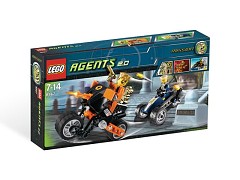 Конструктор LEGO (ЛЕГО) Agents 8967 Побег Золотого Зуба Gold Tooth's Getaway