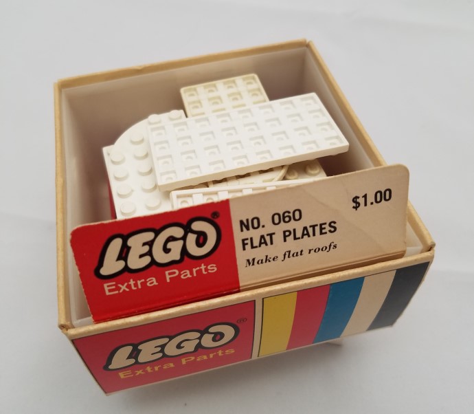 LEGO 060 Assorted White Plates Pack