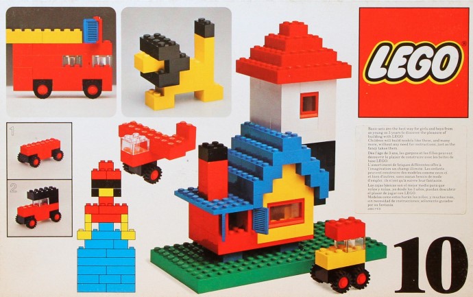 LEGO 10-2 Basic Building Set, 3+