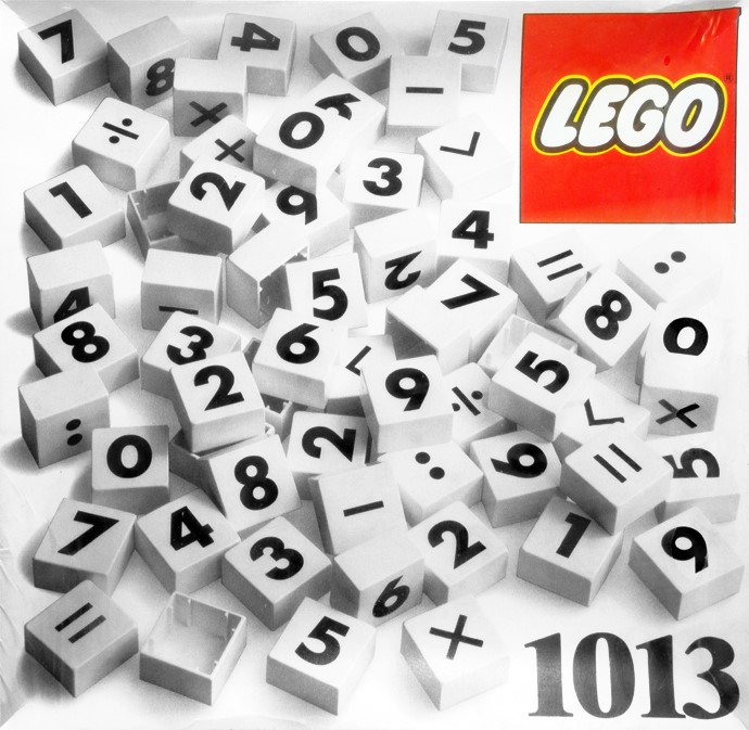 LEGO 1013 Numbers - 6 symbols