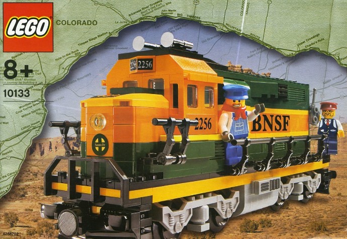 LEGO 10133 Burlington Northern Santa Fe (BNSF) Locomotive