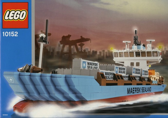 Vejfremstillingsproces Leia Stå sammen LEGO 10152 Maersk Sealand Container Ship | Brickset