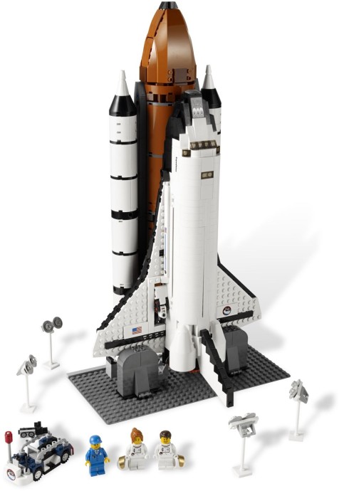 Space Shuttle Startplattform 2669 teile für Space Shuttle Expedition 10231 Set 