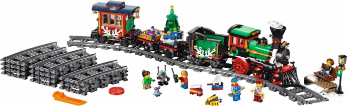 lego winter village train