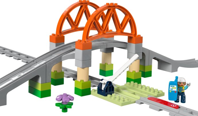 Train Bridge and Tracks