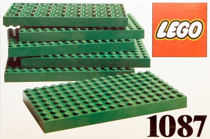 Lego Green Baseplate 8 x 16  Green Building Plate 