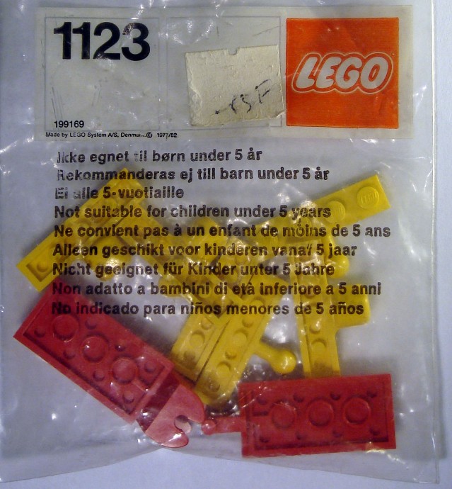 LEGO 1123 Ball and Socket Couplings & One Articulated Joint