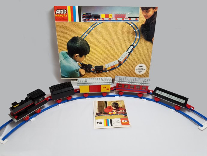 LEGO 116-2 Deluxe Motorized Train Set | Brickset